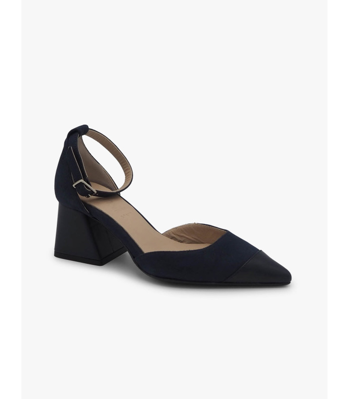 Zapato ante azul marino