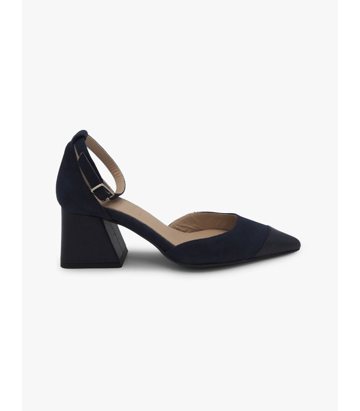 Zapato ante azul marino