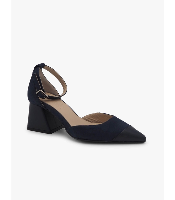 Zapato ante azul marino