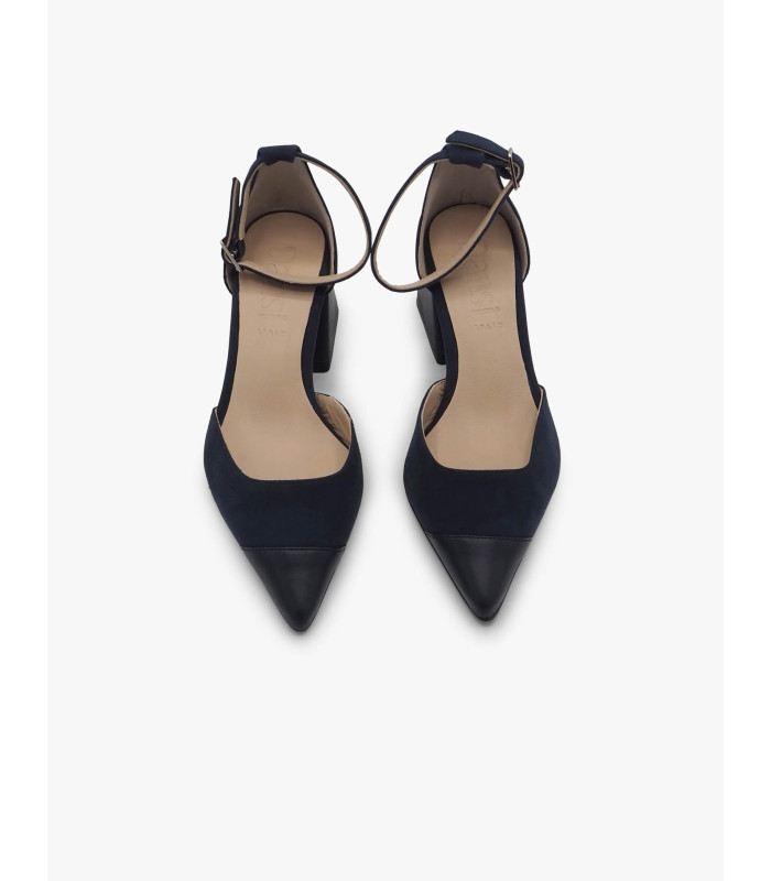 Navy suede shoe Dansi - image 4