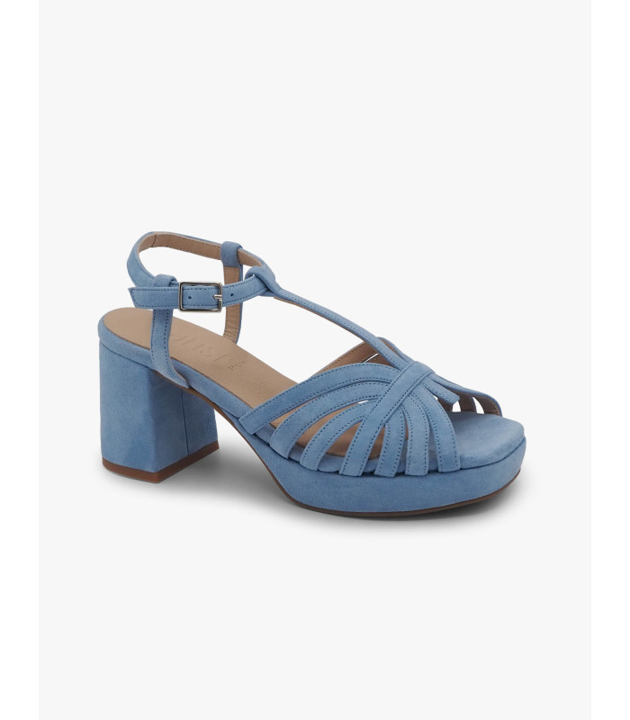 Sky blue suede sandal Dansi - image 2