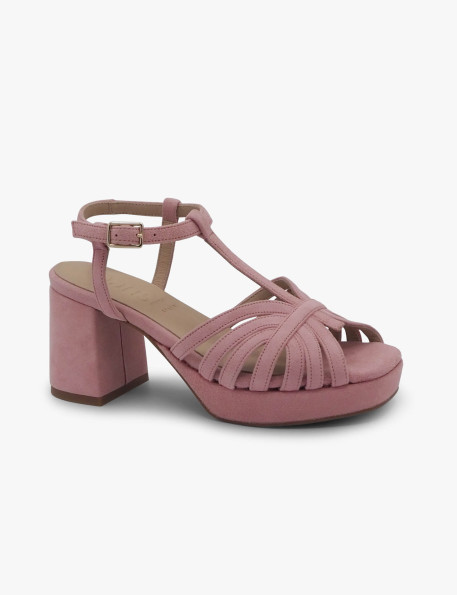 Pink suede sandal Dansi