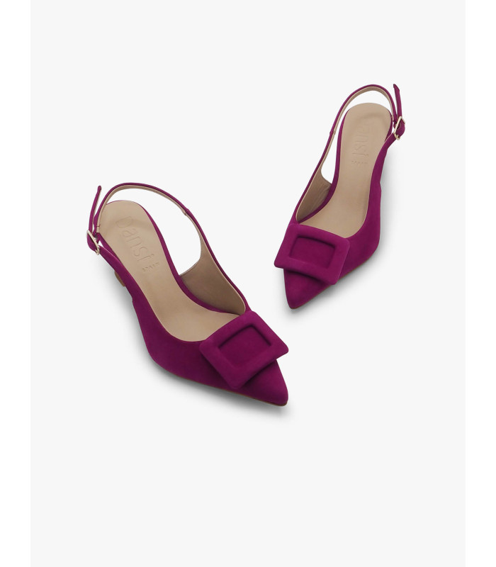 Bougainvillea suede court shoe Dansi - image 3