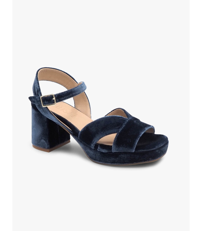Blue velvet sandal Dansi - image 2