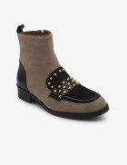 Taupe ankle boot Laura Deza