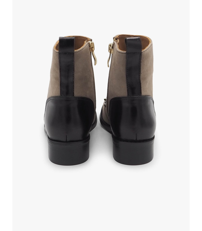 Taupe ankle boot Laura Deza - image 5