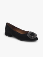 Black court shoe Laura Deza