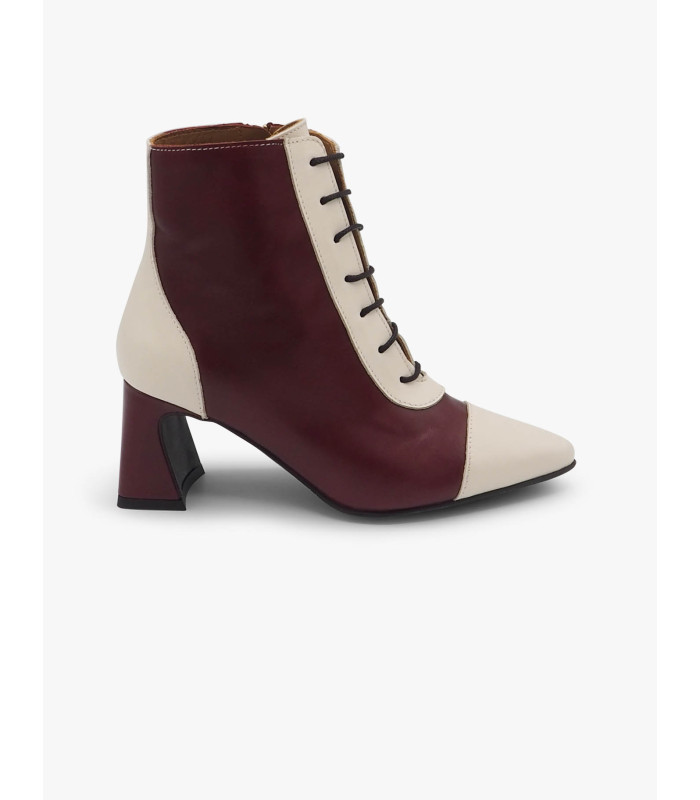Burgundy ankle boot Laura Deza - image 2