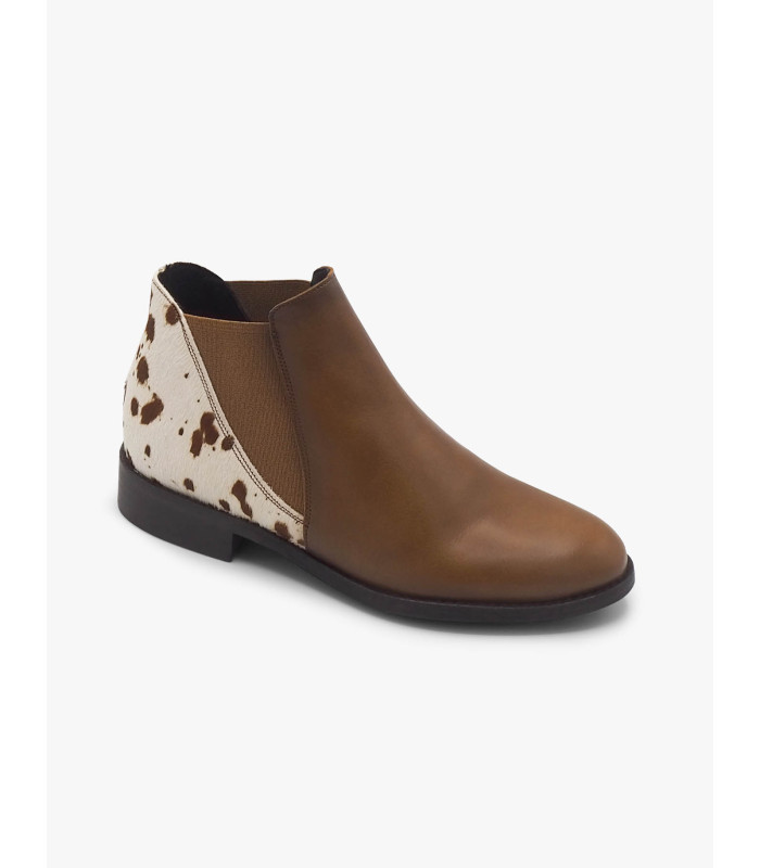 Pony hair ankle boot Laura Deza