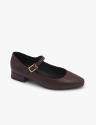 Brown Mary Janes Laura Deza