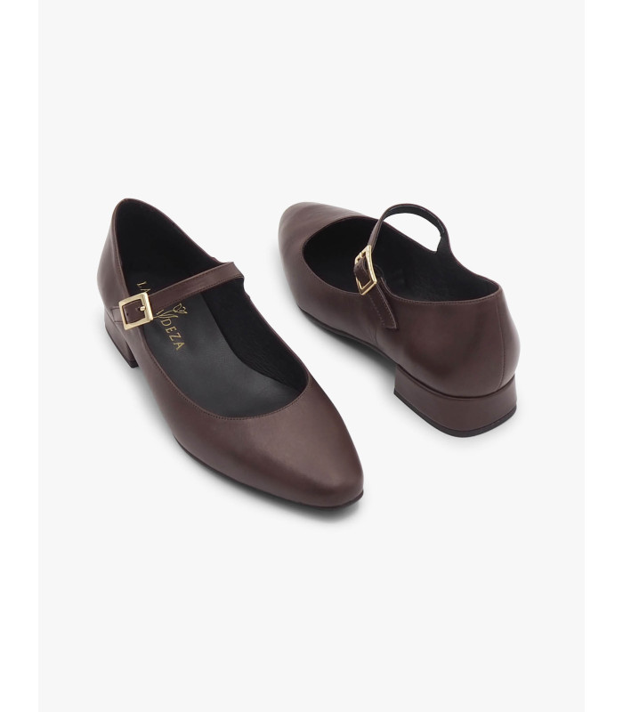 Brown Mary Janes Laura Deza - image 3