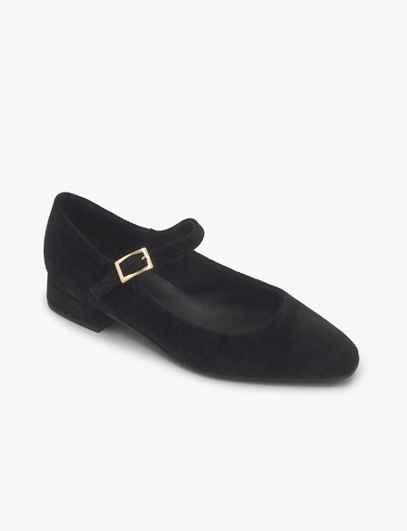 Black Mary Janes Laura Deza