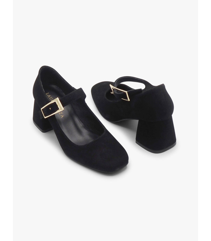 Black suede Mary Janes Laura Deza - image 3