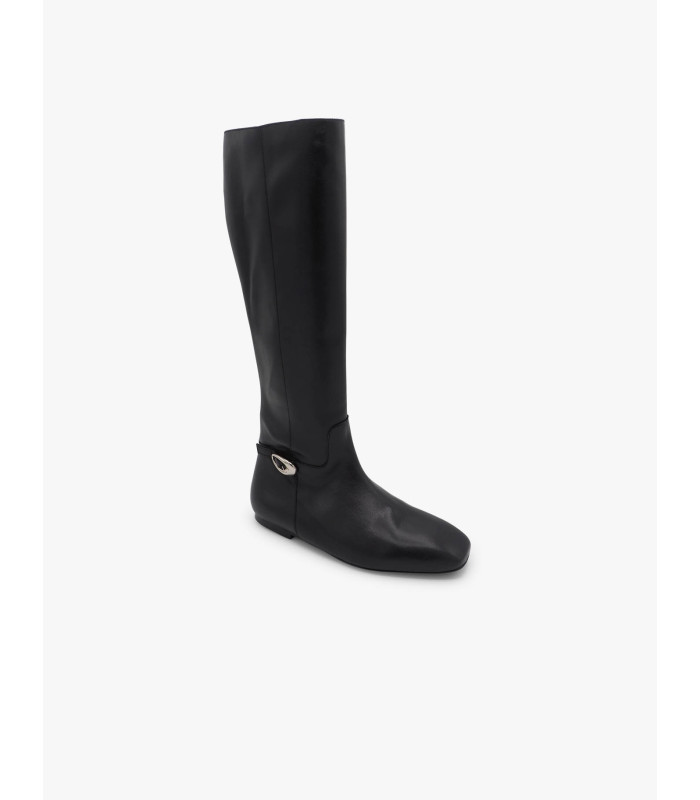 Black leather boot Dansi