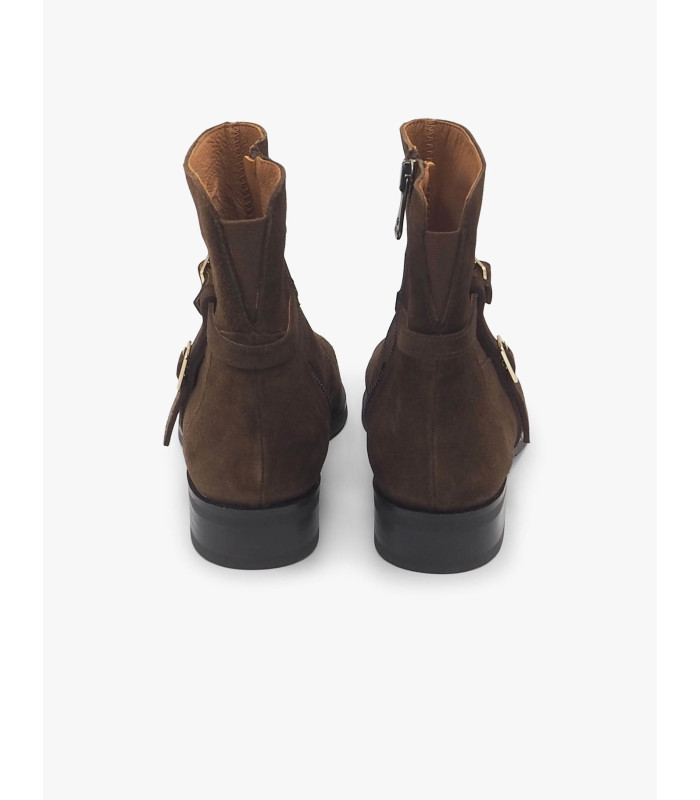 Brown suede ankle boot Dansi - image 4