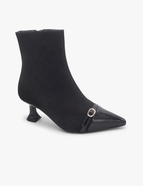 Black suede ankle boot Dansi - image 2