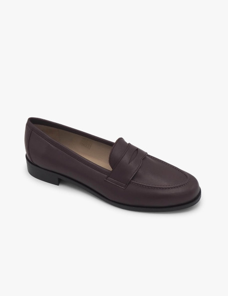 Brown leather loafer José Luis Deza - image 2