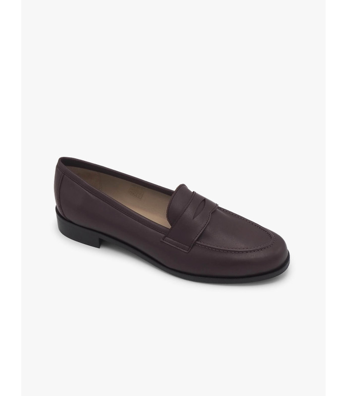 Brown leather loafer José Luis Deza - image 2