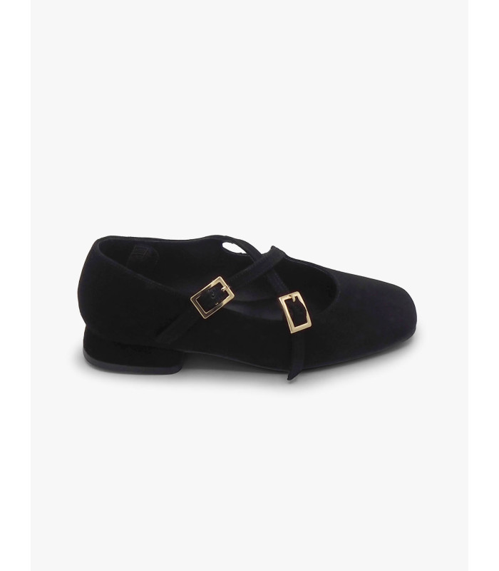 Black suede Mary Janes Laura Deza - image 2