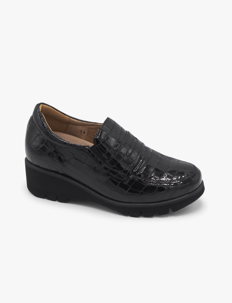 Black loafer PieSanto