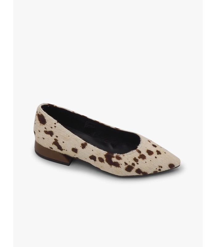 Pony hair ballet flat Laura Deza
