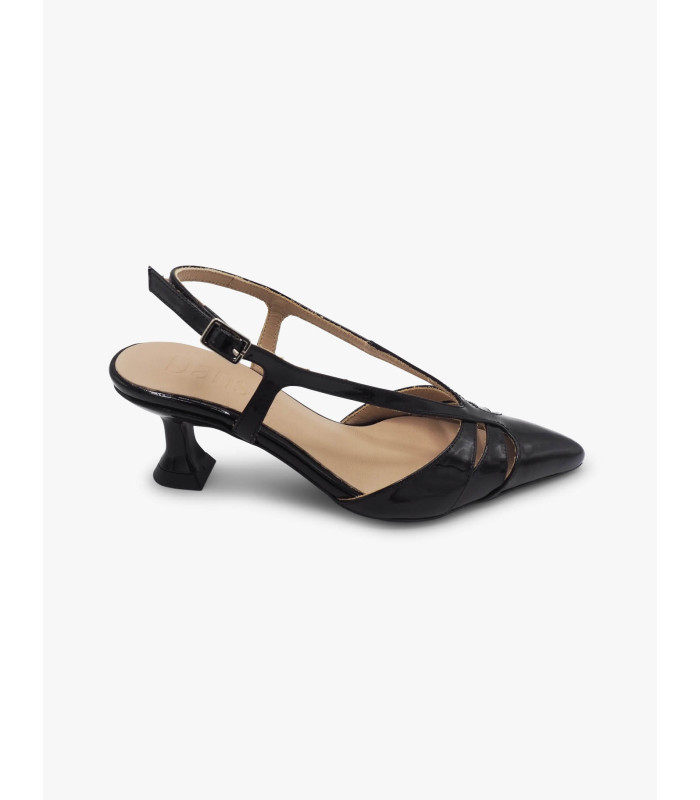 Black patent leather shoe Dansi