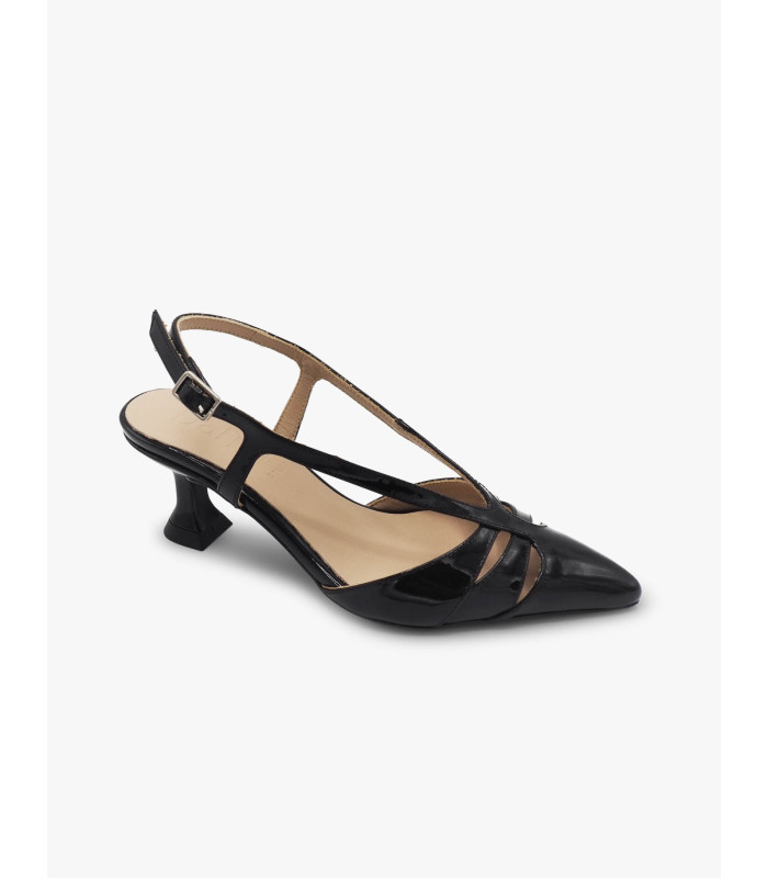 Black patent leather shoe Dansi - image 2