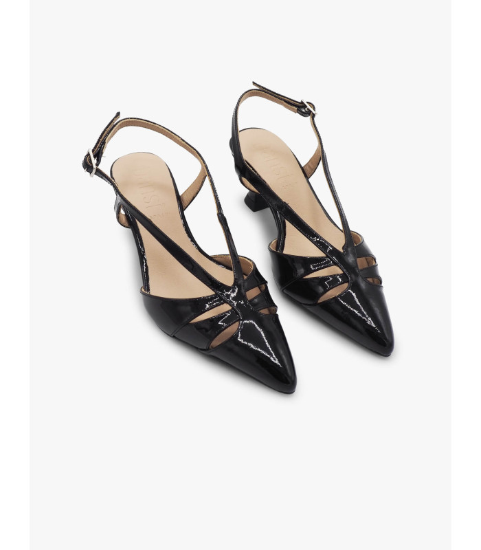 Black patent leather shoe Dansi - image 3