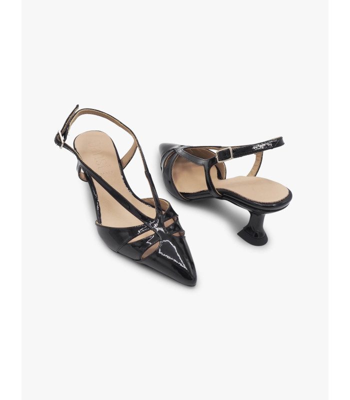 Black patent leather shoe Dansi - image 4