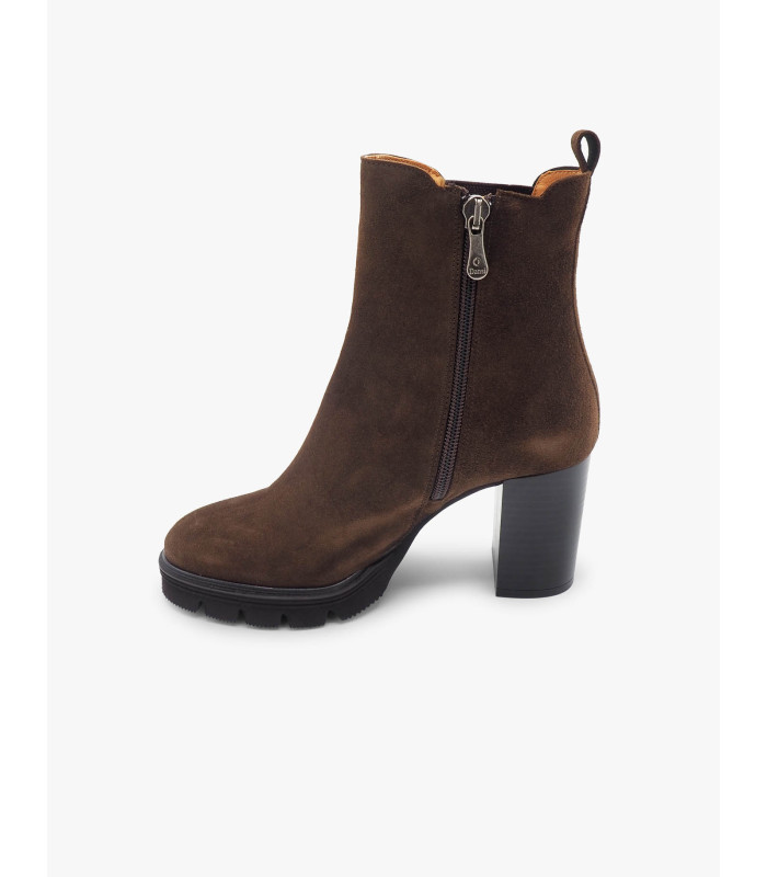 Botín paltaforma chocolate