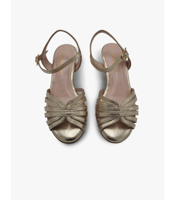 Gold sandal Laura Deza - image 3