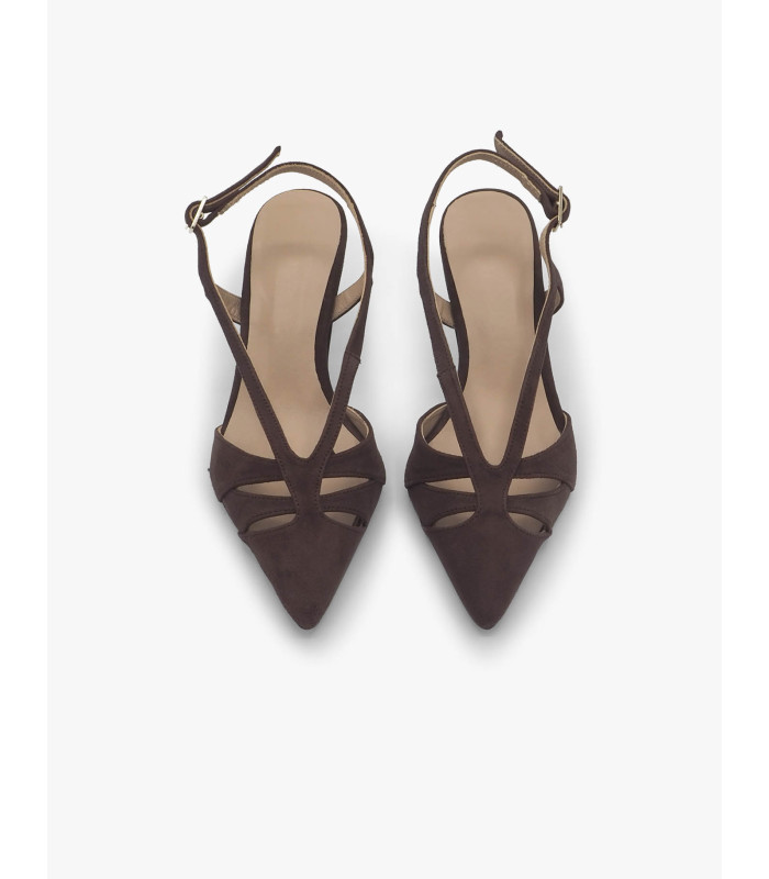 Brown suede shoe Dansi