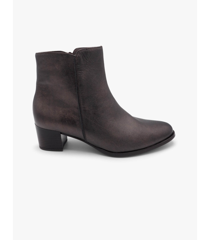 Brown mordoré ankle boot PieSanto