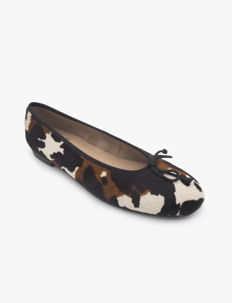 Cowhide ballet flat Laura Deza