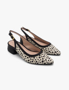 Black two-tone shoe Laura Deza