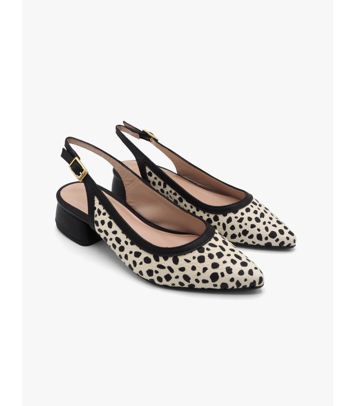 Black two-tone shoe Laura Deza