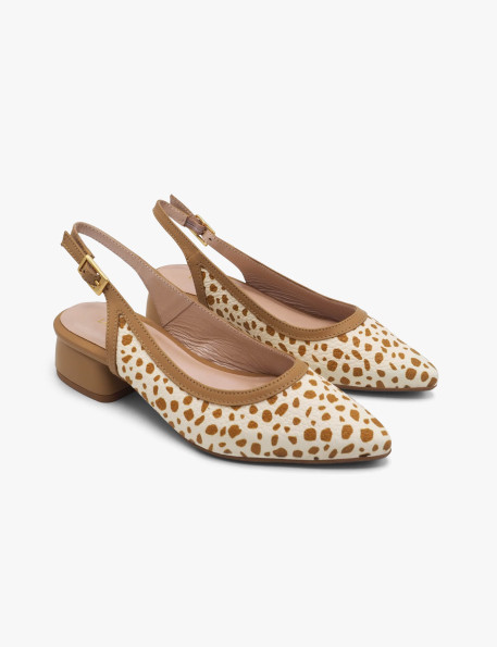 Beige two-tone shoe Laura Deza - image 2