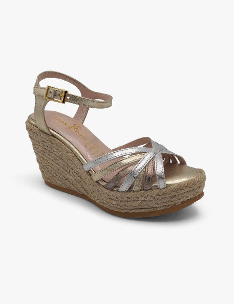 Tricolour espadrille Laura Deza