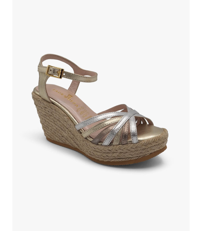 Tricolour espadrille Laura Deza