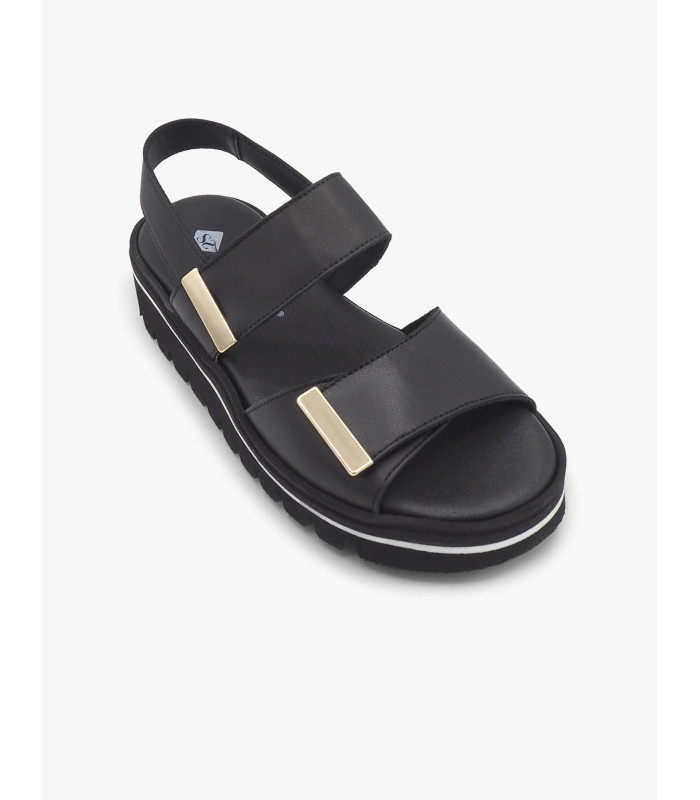 Sandalia natur negro