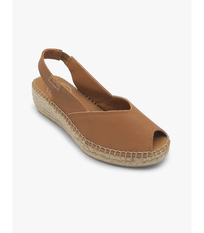 Alpargata bernia cuero