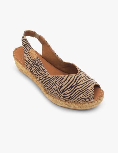 Zebra espadrille Toni Pons