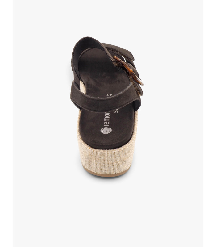 Sandalia cuña chocolate