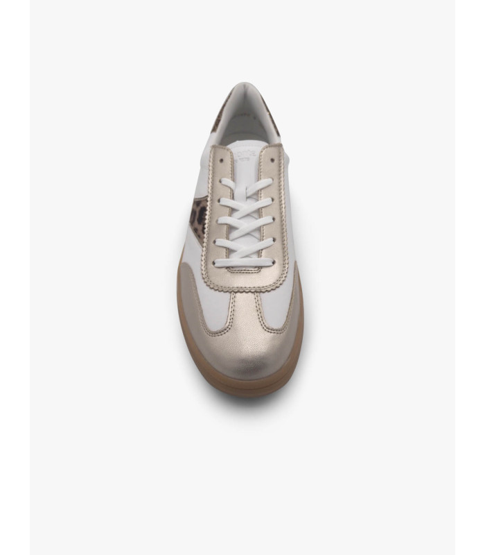 Sneakers blanca-oro