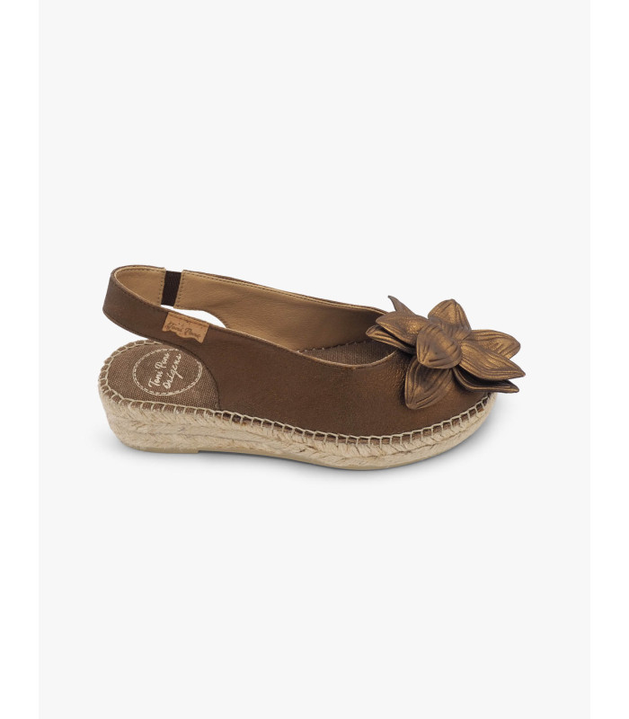 Bronze flower espadrille Toni Pons - image 2