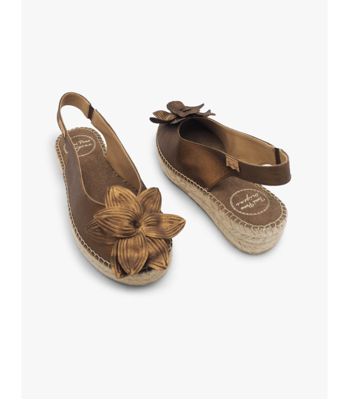 Bronze flower espadrille Toni Pons - image 3