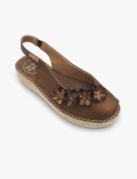 Bronze espadrille Toni Pons