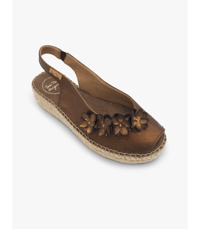 Bronze espadrille Toni Pons