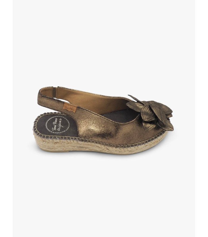 Pewter flower espadrille Toni Pons - image 2