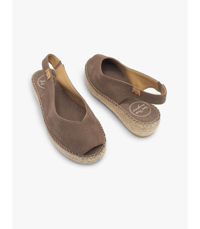 Taupe suede espadrille Toni Pons - image 4